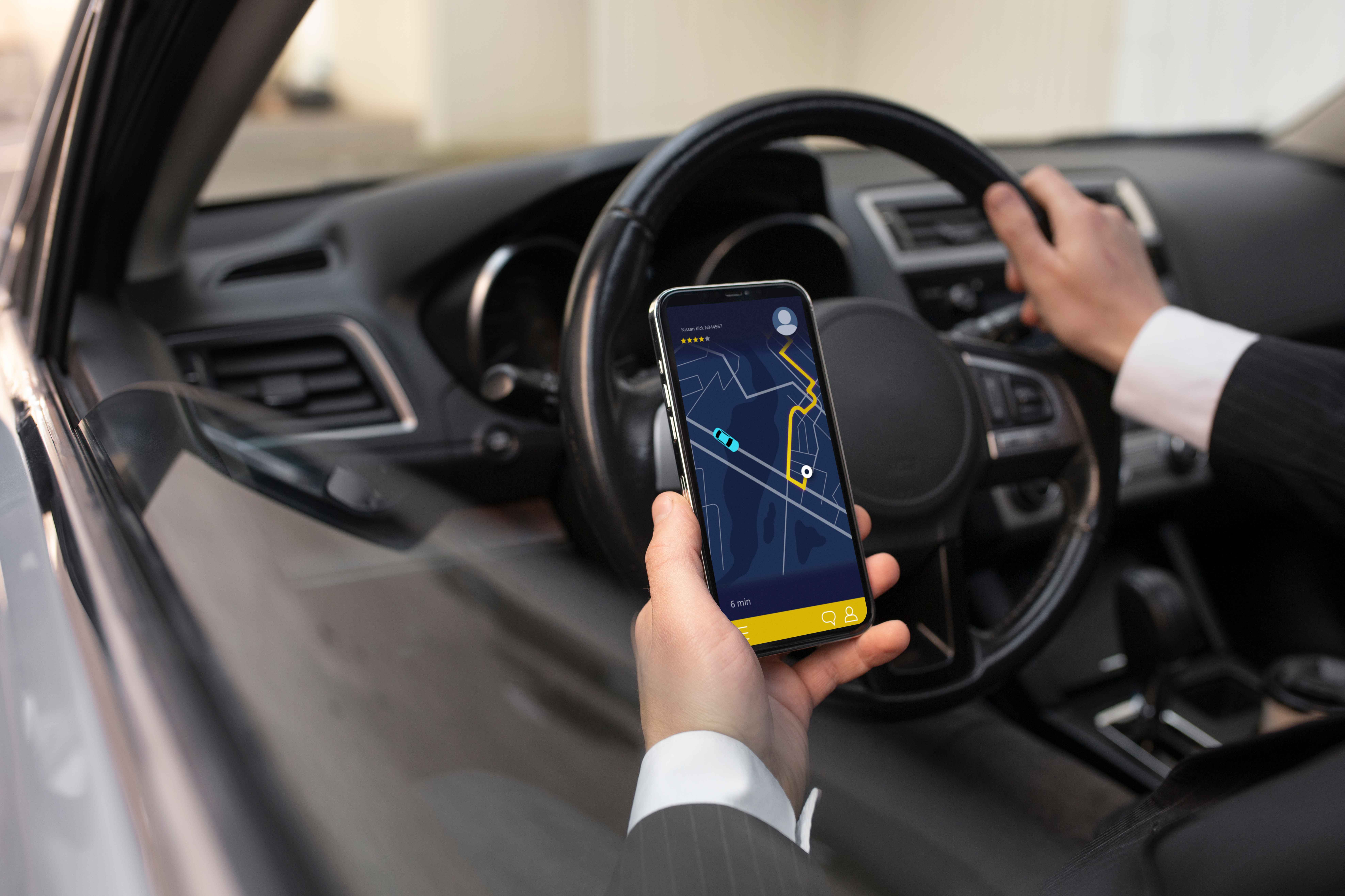 Vehículo de Radio Taxi Alfa Plus
